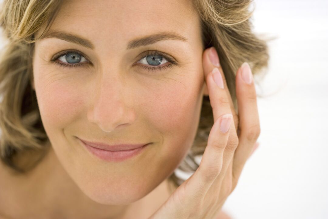 self -massage facial skin for rejuvenation
